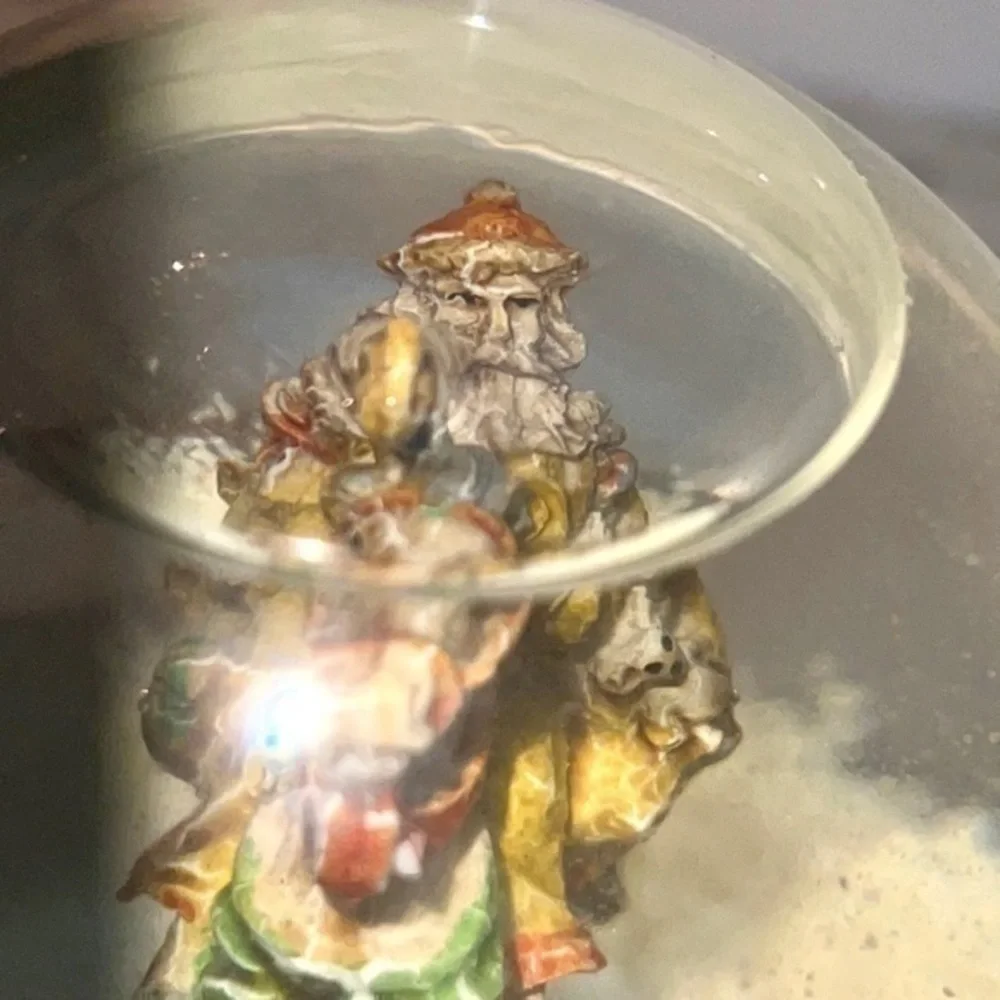 Vintage Handcrafted Silvestri “O Tannenbaum” Musical Snow Globe